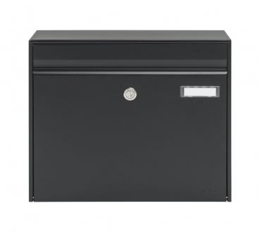 Preview: MEFA Briefkasten Vals (101) Tiefschwarz RAL 9005